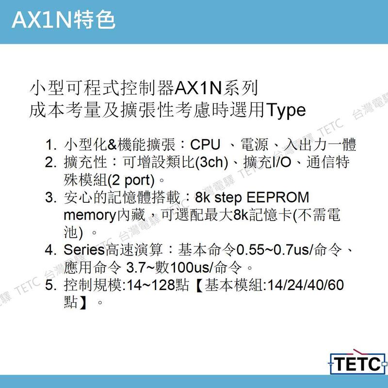 士林電機AX1N  三菱Mitsubishi FX1N已停產PLC 10MR/MT 60MR/MT 露天市集| 全台最大的網路購物市集