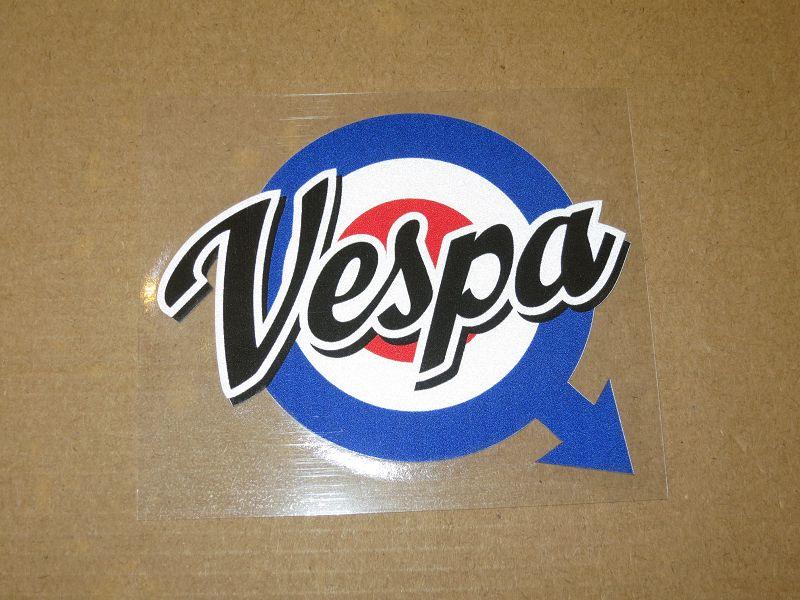 3M反光貼紙 9公分 羅馬假期 VESPA 偉士牌 機車品牌 車身 車殼 面板 安全帽 比雅久 PIAGGIO