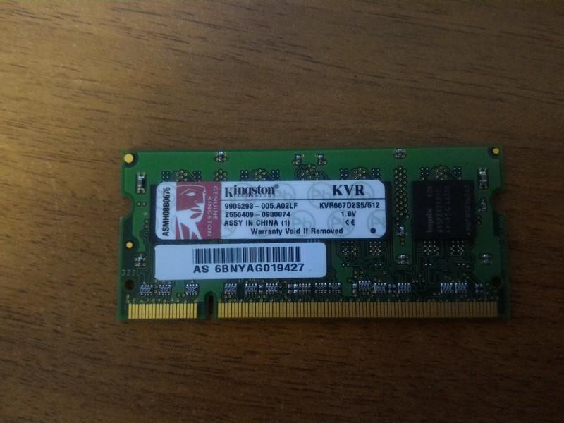 【T_213】197 二手 Kingston 金士頓 KVR667D2S5/ 512MB DDR2 667 記憶體 終保