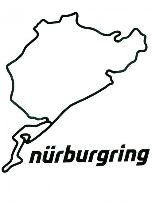 紐柏林原裝正品貼紙 12cm Nurburgring original product