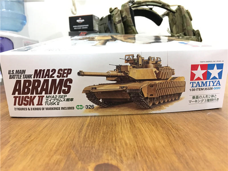 創億RC TAMIYA 1/35 美軍M1A2 SEP ABRAMS TUSK-II 戰利品二型主力戰車