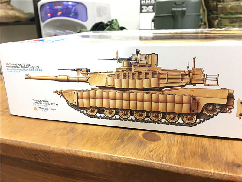 創億RC TAMIYA 1/35 美軍M1A2 SEP ABRAMS TUSK-II 戰利品二型主力戰車