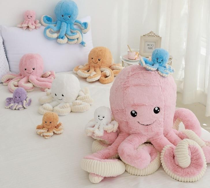 【ZM】60cm 章魚娃娃造型玩偶海洋動物生日禮物ZM-00307