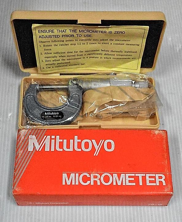 全新Mitutoyo日本製MICROMETER  103-137-免運費