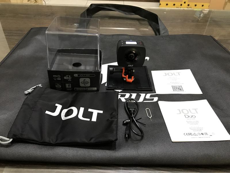 [中壢個人自售] 技嘉公司貨 JOLT DUO 360 全景攝影機 單主機賣場 相機 GOPRO SJCAM參考