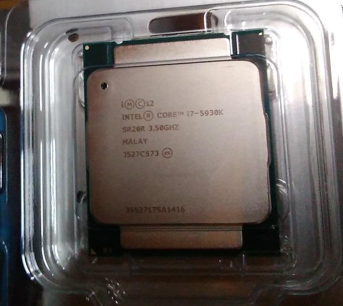 Intel Core i7-5930K 盒裝 CPU 2011 2011-3 六核心 3.5G 二手良品 16000含運