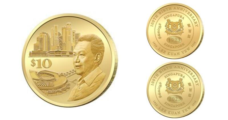 【超值硬幣】新加坡 2023年 10Dollars 新幣 建國總理李光耀百歲誕辰紀念幣一枚 最新發行~