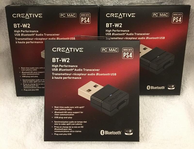 [現貨]全新Creative BT-W2 藍芽發射器 (電腦 / PS4 / Switch可用)