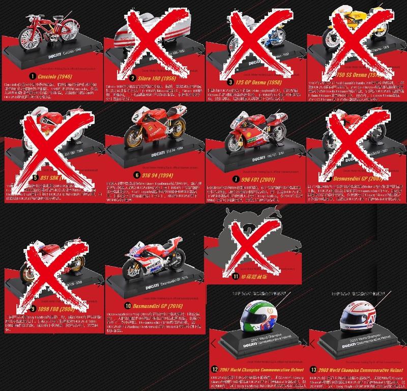 🎈。◣璞實◢。🎐7-11 義大利杜卡迪摩托車世界大賽系列模型