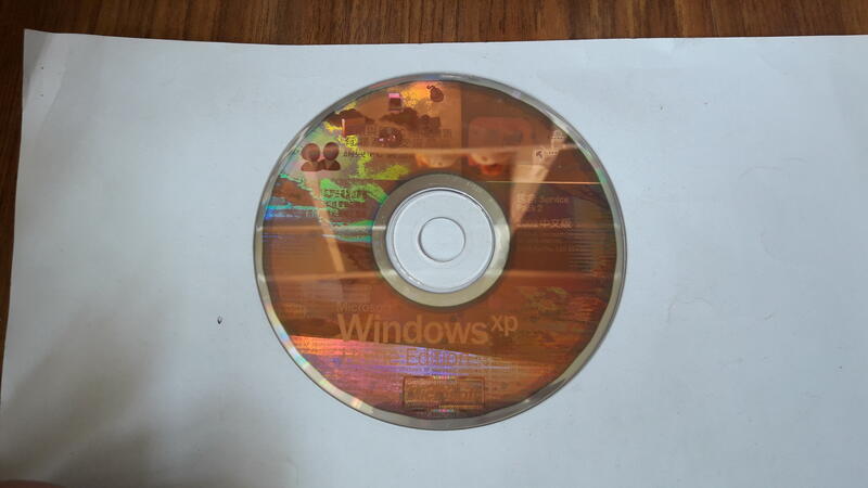 懷舊記念品WIN XP Microsoft Windows XP Professional 2002中文版 二手 D03