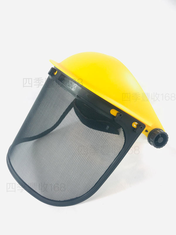 割草帽 除草面罩 割草防護面罩 防護面具 護目鏡 (金屬透氣網)(職業用)
