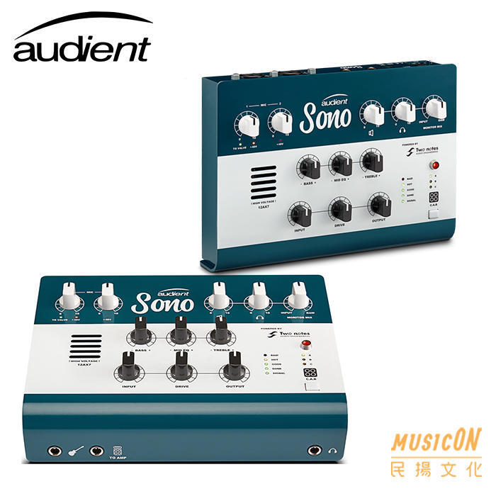 【民揚樂器】吉他錄音介面 Audient Sono 10in/4out 音箱模擬 專業聲卡