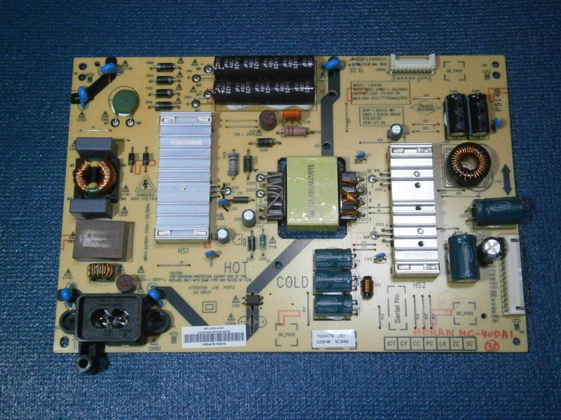 拆機良品 禾聯  HERAN  HC-40DA1  液晶電視   電源板    NO.35
