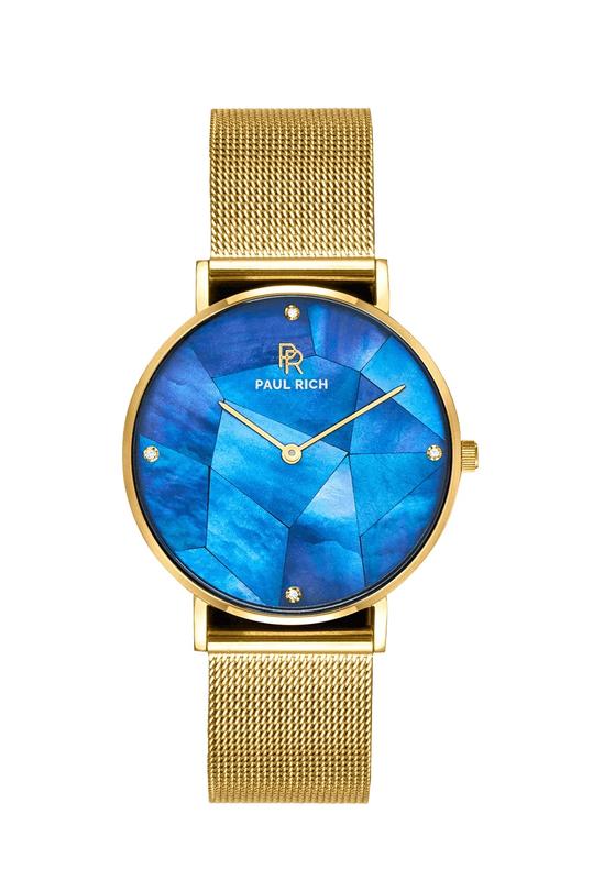 白色貴族 Paul Rich 女錶 -- 海洋之星系列 -- 時尚金 (市價約5980) 預購優惠商品