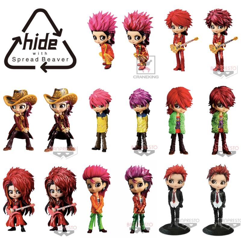 日版正版Qposket hide vol.2 / 公仔模型萬普X JAPAN Q posket XJAPAN