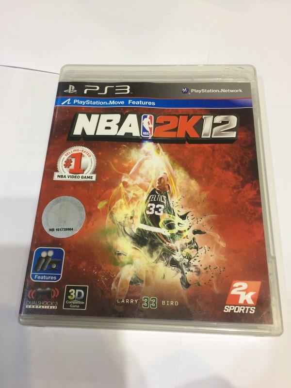 【阿融店】好東西100％ PS3 原版遊戲 NBA 2K12 英文亞版 光碟無刮 有盒書