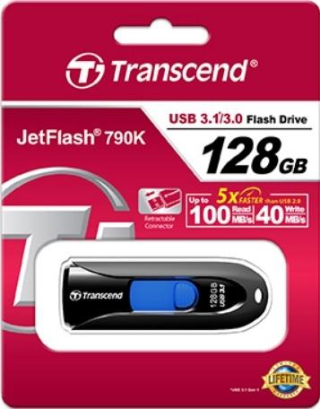創見 USB 3.0 Transcend JetFlash 790 JF790 128G 128GB隨身碟 │全新