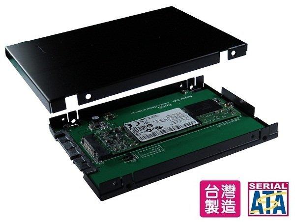 AD916F-SATA III to M.2 SATA SSD + 2.5"外殼 支援Device Sleep功能