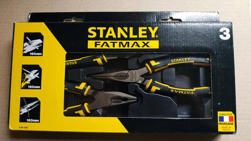 Stanley-Facom 法國製 3支 盒裝 鋼絲 尖嘴 斜口鉗 Knipex NWS Gedore Snap-on