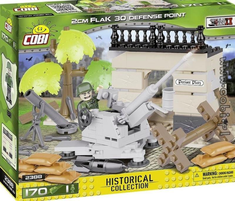 代訂[COBI設計出品/相容Lego樂高/]二戰德軍 Flak 30 20mm防空炮組