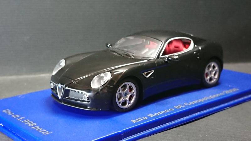 【經典車坊】1/43 Alfa Romeo 8C Competizione 2006 精品模型 by M4