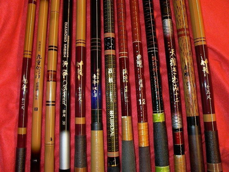 ○28) 釣竿 shimano 影峯 12尺 十二尺 ヘラ竿 へらぶな竿 へら