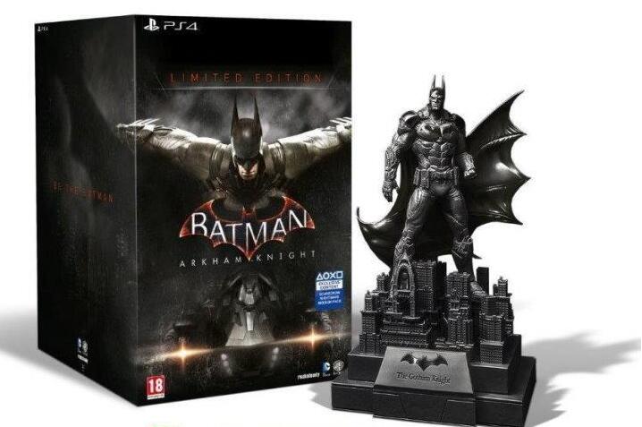 全新拆出 PS4 蝙蝠俠 阿卡漢騎士 限定版 限量典藏版 雕像 發光 "只賣圖片,購買模型請先提問"