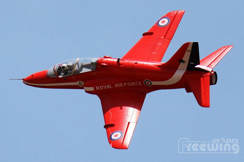 (飛恩航模) FREEWING 飛翼 70mm 英國紅箭 BAE Hawk 全電裝 6S 內轉豪華PNP版 + 避震鋁腿