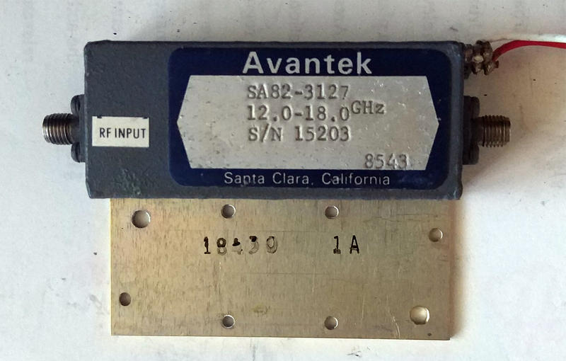Avantek 寬頻放大器 10~18 GHz 