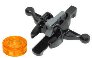 【小荳樂高】LEGO 黑色 十字弓發射器+板機+子彈(子彈顏色隨機出貨~) Crossbow 20105 6117858