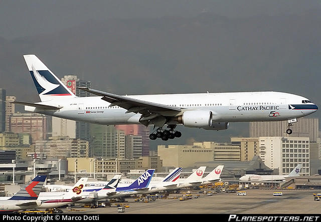 鐵鳥俱樂部 JC Wings 1/400 國泰航空 Cathay Paific 777-200 VR-HNA 50TH
