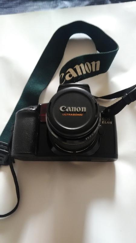 Canon EOS ELAN底片單眼相機及CANON ZOOM LENS EF 35-80mm鏡頭