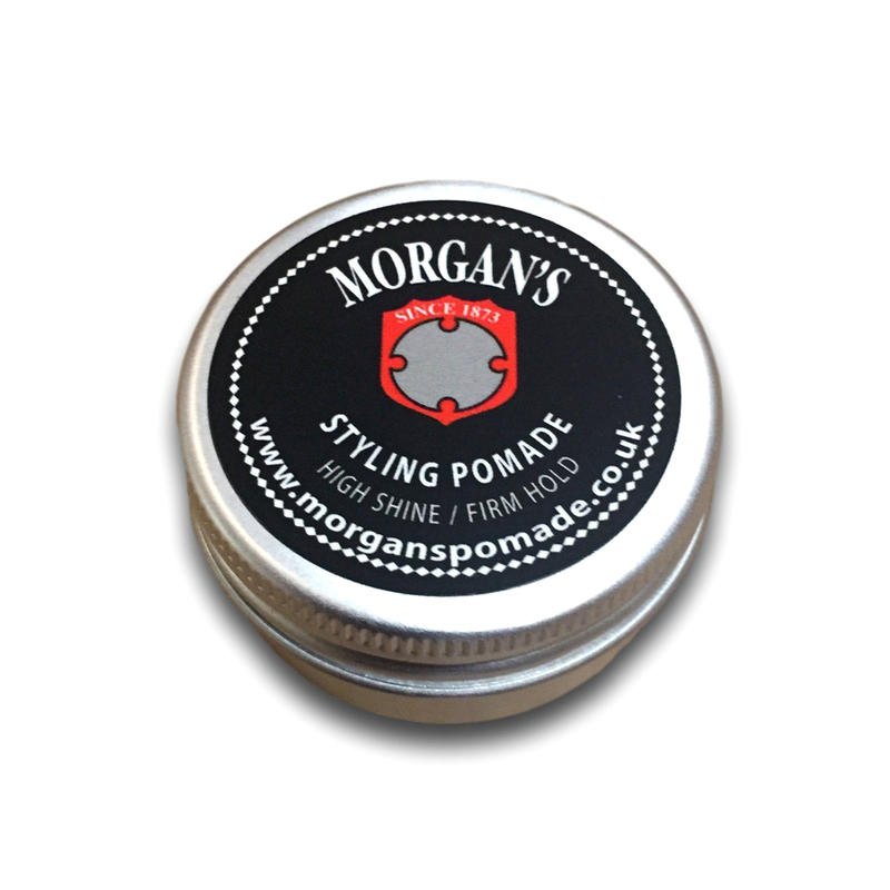 英國 Morgan's 強力定型 高亮度光澤 水洗式髮油（黑標 / 隨身瓶）