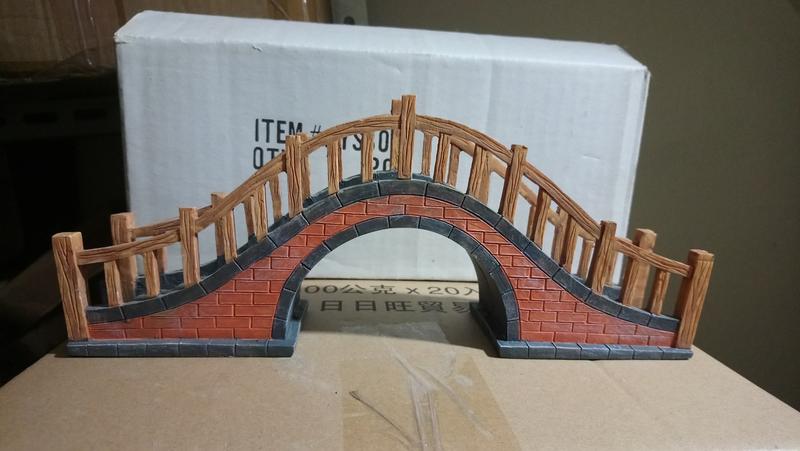 大希水族~F-YS306-L/S仿真紅磚拱橋 超漂亮 造景飾品