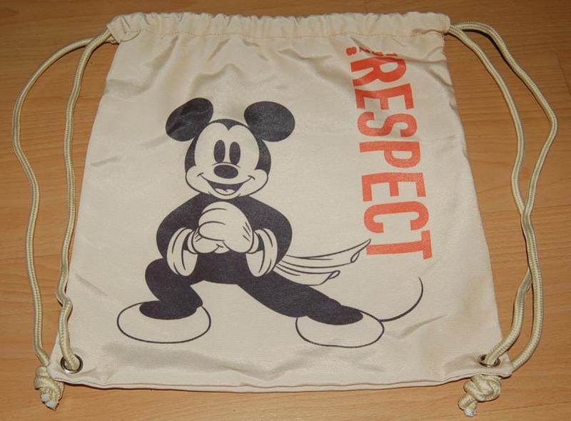 7-11 限量2020金鼠年Mickey Mouse 束口背袋 (米色款)