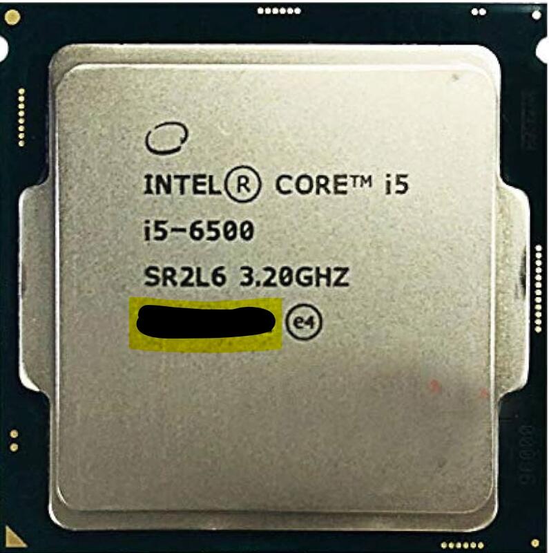Intel I5-6500 1151腳位(正式版)