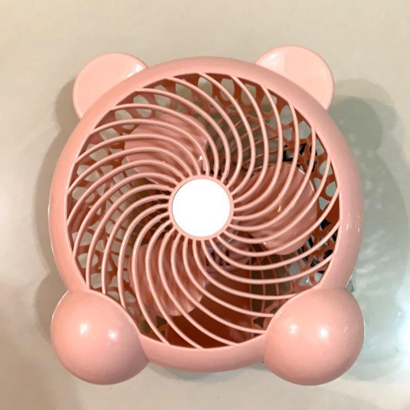 桌上電風扇 迷你扇 電風扇 小風扇 2段風速 粉色