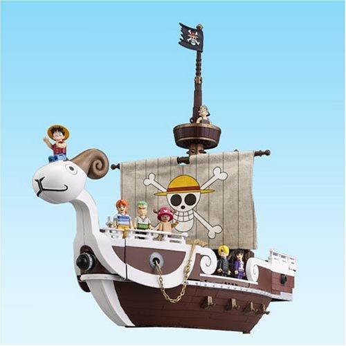 Spp的玩具 日版 逸品 BANDAI MEGA BLOKS 海賊王 黃金梅利號 非 樂高 ~ 長約60公分 超級大!!