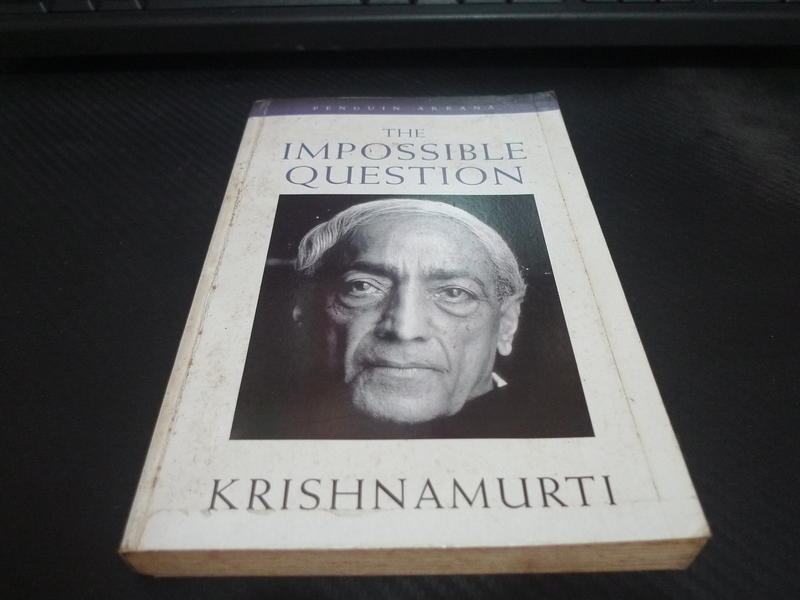 【博多二手書】the impossible question krishnmurti