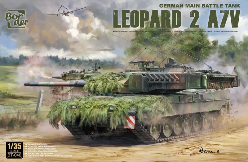 Border 1/35 德國陸軍現役 Leopard 豹2 A7V 主力戰車