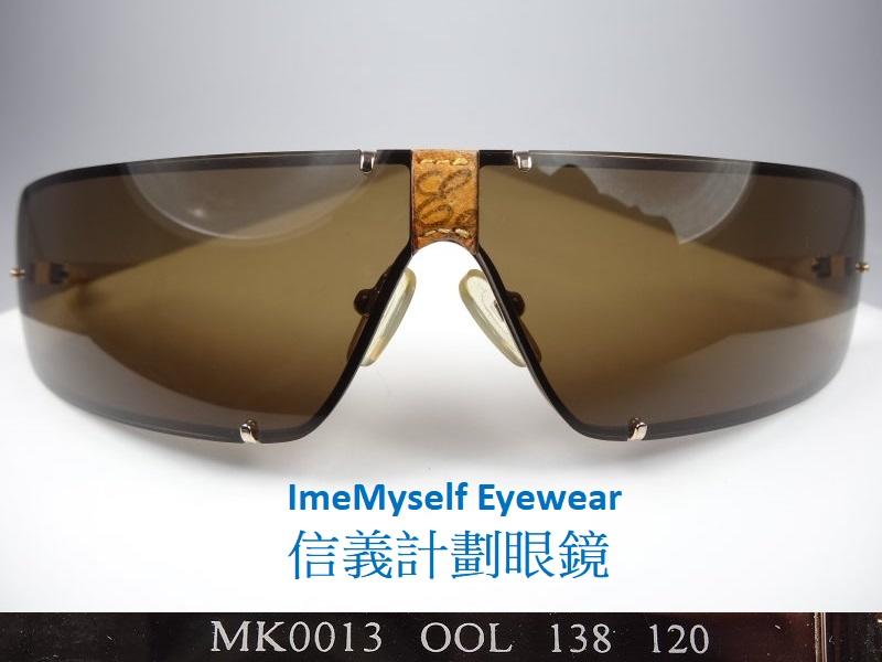 ALVIERO MARTINI MK0013 地圖太陽眼鏡 義大利製 皮框皮腳皮革金屬框擋風鏡