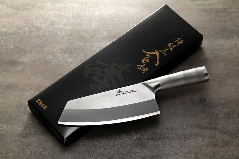 臻品坊 < 臻 高級料理刀具> ~日本進口三合鋼系列~   VG-10一體成型防滑握柄肉桂刀