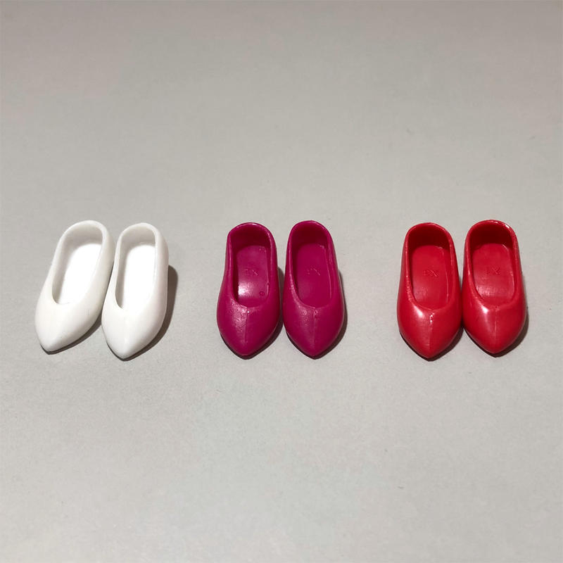 [萌生活] Licca 莉卡娃娃 鞋子 新款低跟鞋 [白/紅/桃紅3色可選]