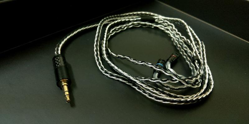 單晶銅鍍銀 ie80 ie80s 森海 使用 直頭 3.5  耳機 升級線 金屬插針外殼更耐用 黑銀色混編款