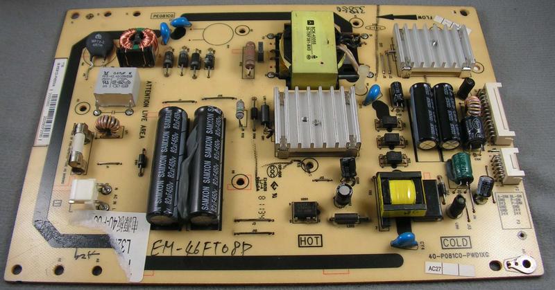 《金河電視》聲寶 EM-46FT08D 主機板 電源 腳座 LED驅動板 邏輯板 維修