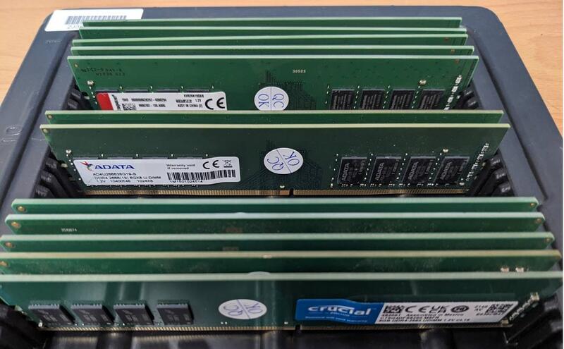 專業電腦量販維修 二手終保 DDR4 2666 8G 每支329元