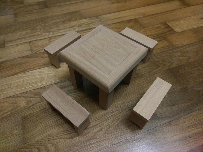 【木頭貓】文創商品 實木小方桌(非洲柚木) 桌上擺飾  底座 多肉植物架 植物墊