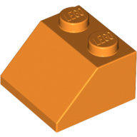 【小荳樂高】LEGO 橘色 2x2 斜坡磚塊 45度 Slope 4118828 3039