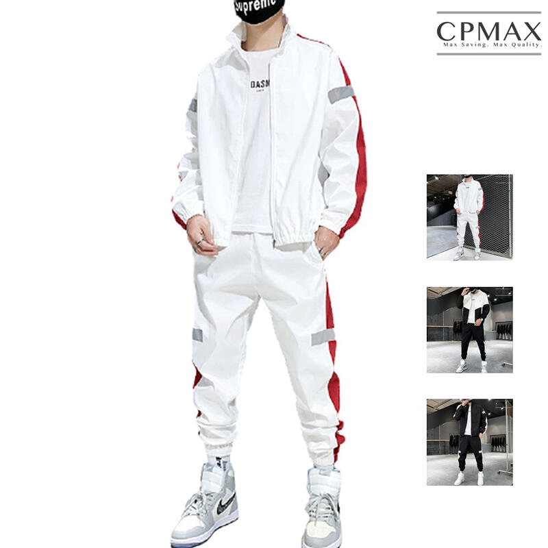 CPMAX 韓系運動套裝 運動外套 運動褲 運動服 休閒套裝 套裝 外套 運動 男生運動套裝 休閒運動服飾 【O88】