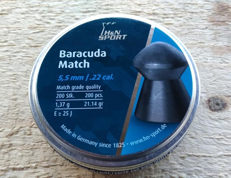 【瑞隆工坊】現貨 H&N Baracuda Match 5.5mm 1.37g 200入 鉛彈 喇叭彈 精準彈 多尺寸